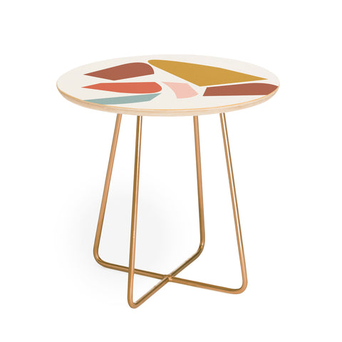 Hello Twiggs Modern Abstract Round Side Table