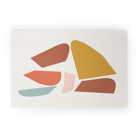 Hello Twiggs Modern Abstract Welcome Mat