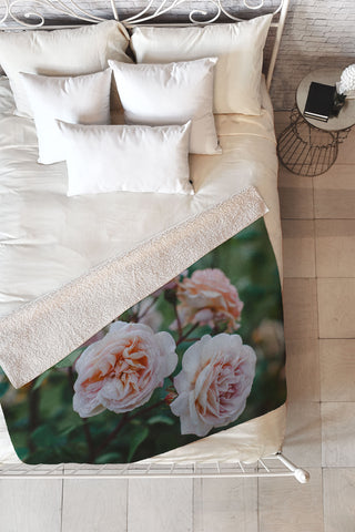 Hello Twiggs Moody Roses II Fleece Throw Blanket