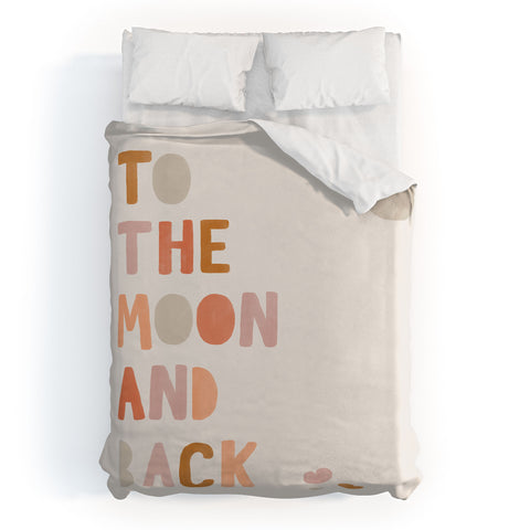 Hello Twiggs Moon and Back Duvet Cover