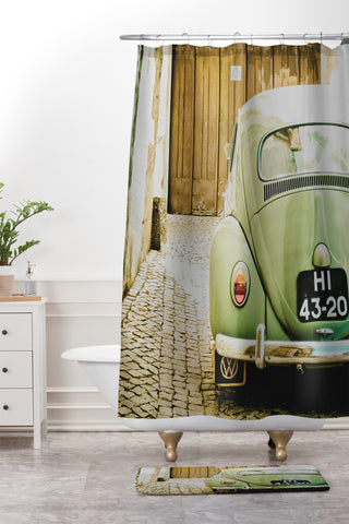 Hello Twiggs Mrs Olive Green Shower Curtain And Mat