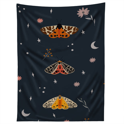 Hello Twiggs Nocturnal Moths Tapestry