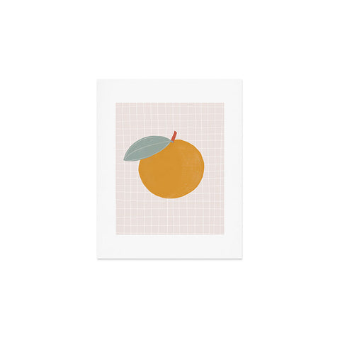 Hello Twiggs Orange Orange Art Print