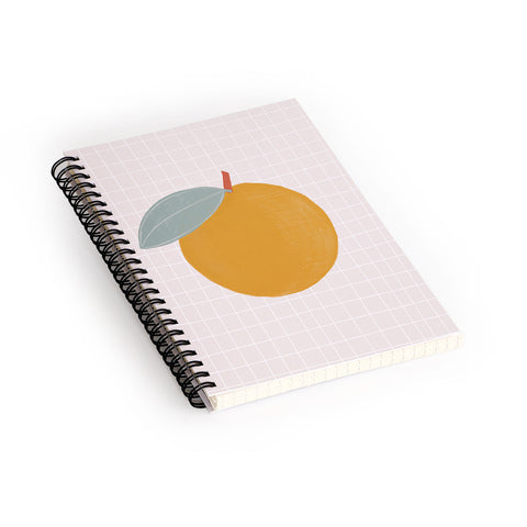 Hello Twiggs Orange Orange Spiral Notebook