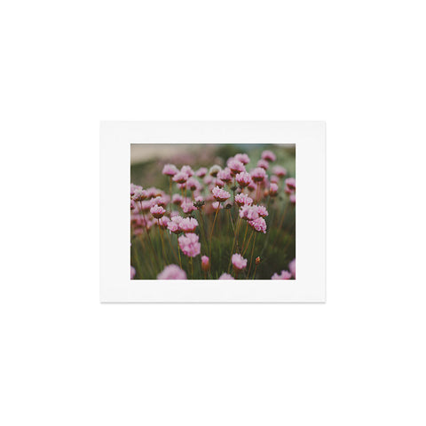 Hello Twiggs Pale Pink Flowers Art Print