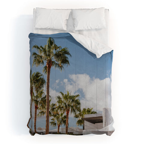 Hello Twiggs Palm Trees Island Comforter