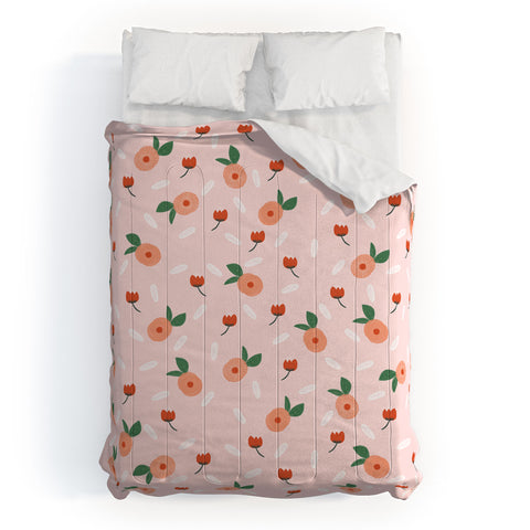 Hello Twiggs Peaches and Poppies Comforter