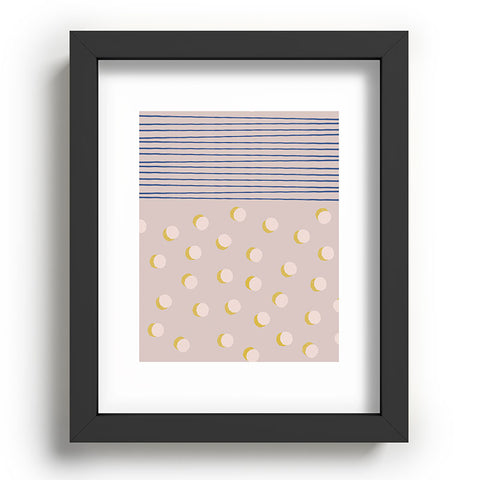 Hello Twiggs Pinecones and Stripes Recessed Framing Rectangle