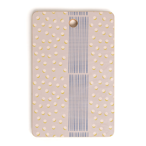 Hello Twiggs Pinecones and Stripes Cutting Board Rectangle