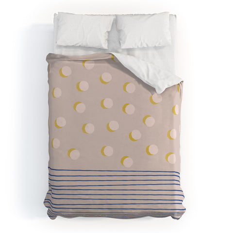 Hello Twiggs Pinecones and Stripes Duvet Cover