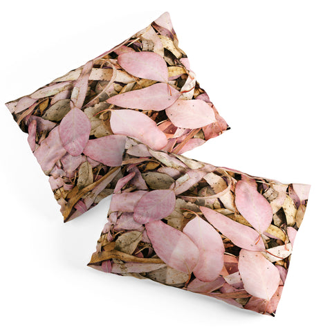 Hello Twiggs Pink Leaves Pillow Shams
