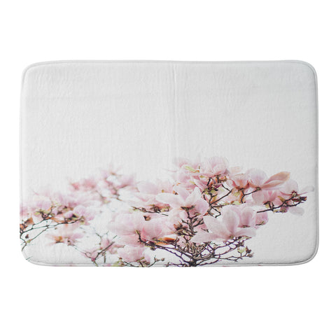 Hello Twiggs Pink Magnolias Memory Foam Bath Mat