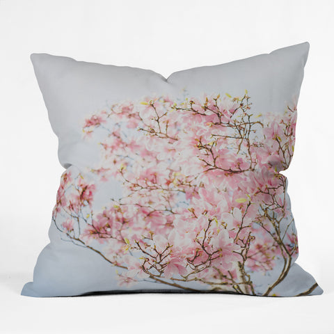 Hello Twiggs Pink Wonderland Outdoor Throw Pillow
