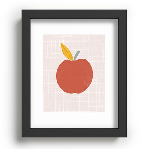 Hello Twiggs Red Apple Recessed Framing Rectangle