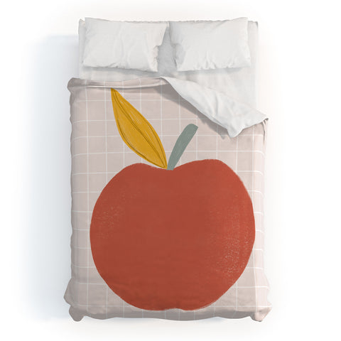 Hello Twiggs Red Apple Duvet Cover