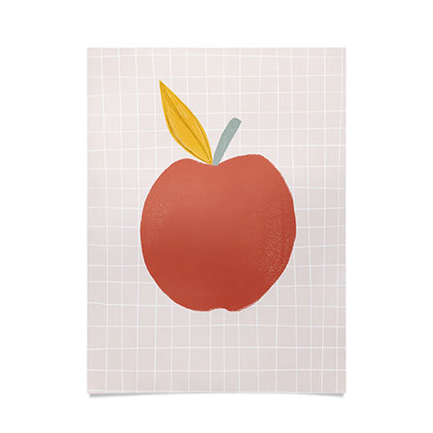Hello Twiggs Red Apple Poster