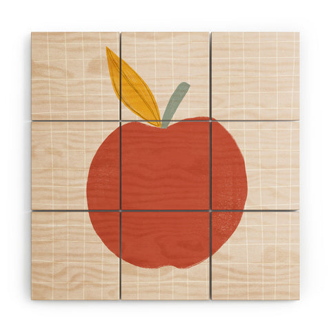 Hello Twiggs Red Apple Wood Wall Mural