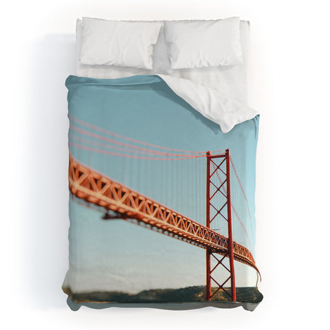 Hello Twiggs Red Bridge Duvet Cover