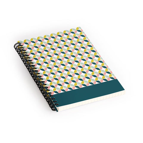 Hello Twiggs Retro Tile Spiral Notebook