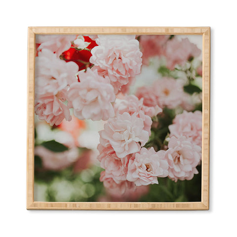 Hello Twiggs Soft Pink Roses Framed Wall Art