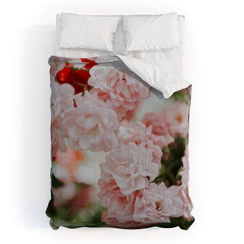 Hello Twiggs Soft Pink Roses Comforter