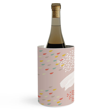 Hello Twiggs Spring Abstract Watercolor Wine Chiller