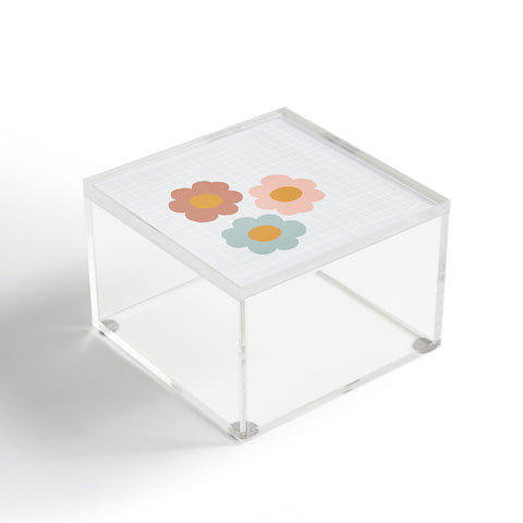 Hello Twiggs Spring Floral Grid Acrylic Box