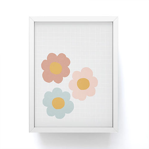 Hello Twiggs Spring Floral Grid Framed Mini Art Print