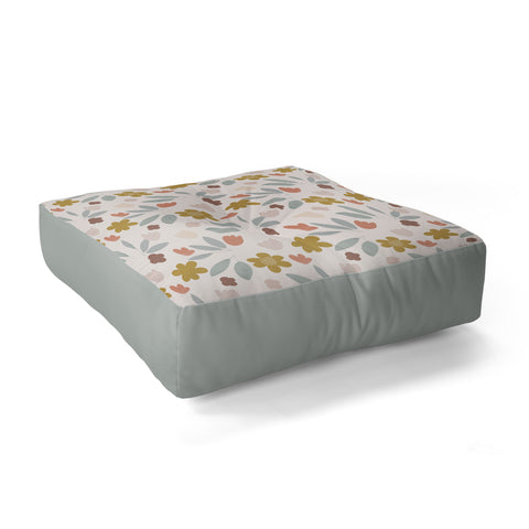 Hello Twiggs Spring Girl Floor Pillow Square