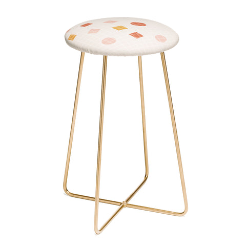 Hello Twiggs Spring Grid Counter Stool