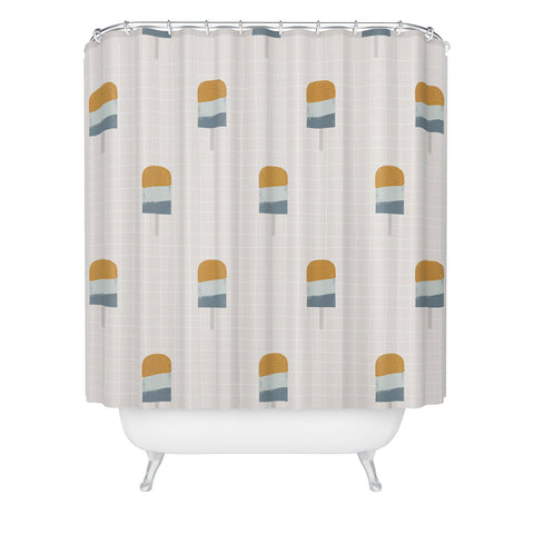 Hello Twiggs Summer Popsicle Shower Curtain