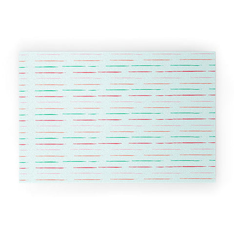 Hello Twiggs Summer Stripes Welcome Mat