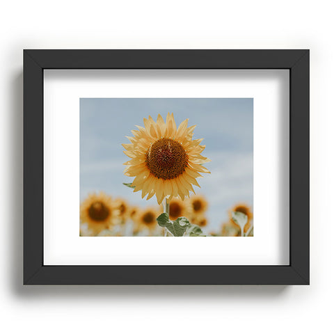 Hello Twiggs Sunflower in Seville Recessed Framing Rectangle