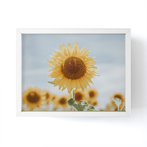 Hello Twiggs Sunflower in Seville Framed Mini Art Print