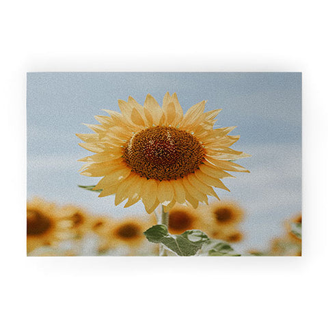 Hello Twiggs Sunflower in Seville Welcome Mat