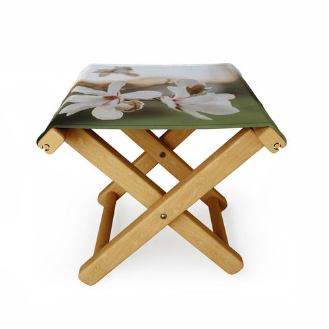 Hello Twiggs Sunset Magnolias Folding Stool