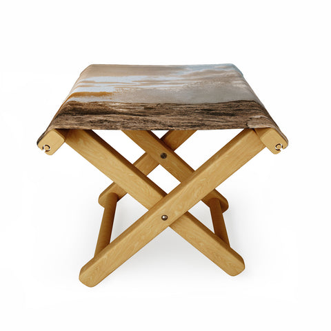 Hello Twiggs Sunset Rough Waves Folding Stool