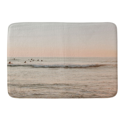 Hello Twiggs Sunset Surfing Memory Foam Bath Mat