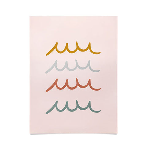 Hello Twiggs Surf Waves Poster
