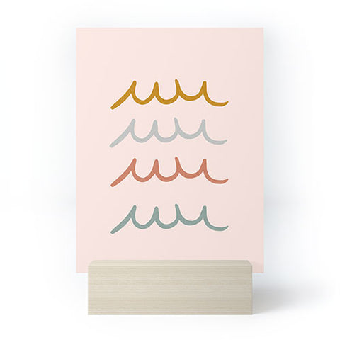 Hello Twiggs Surf Waves Mini Art Print