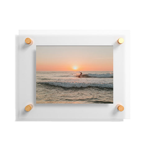 Hello Twiggs Surfers Wave Floating Acrylic Print