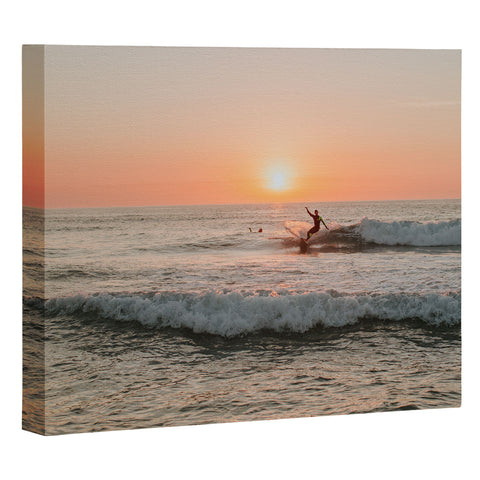 Hello Twiggs Surfers Wave Art Canvas