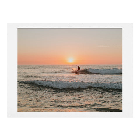 Hello Twiggs Surfers Wave Art Print