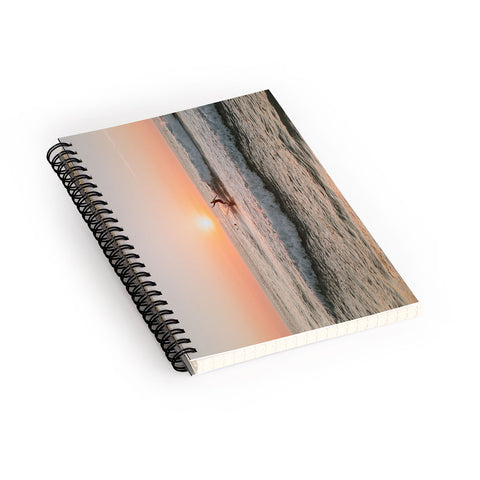 Hello Twiggs Surfers Wave Spiral Notebook