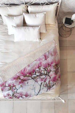 Hello Twiggs Sweet Pink Fleece Throw Blanket