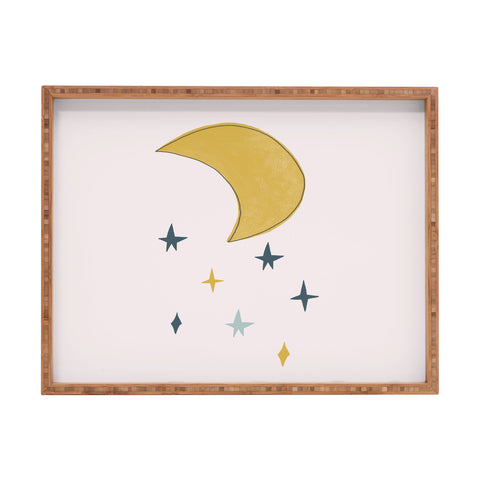 Hello Twiggs The Moon and the Stars Rectangular Tray