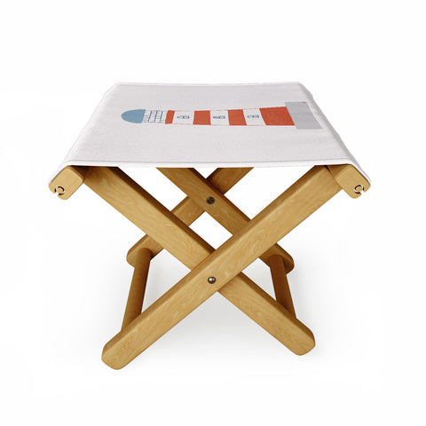Hello Twiggs The Red Stripes Lighthouse Folding Stool