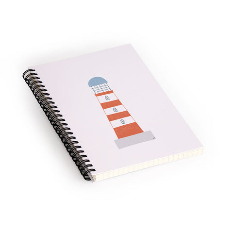 Hello Twiggs The Red Stripes Lighthouse Spiral Notebook