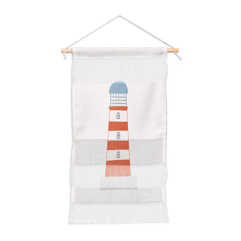 Hello Twiggs The Red Stripes Lighthouse Wall Hanging Portrait