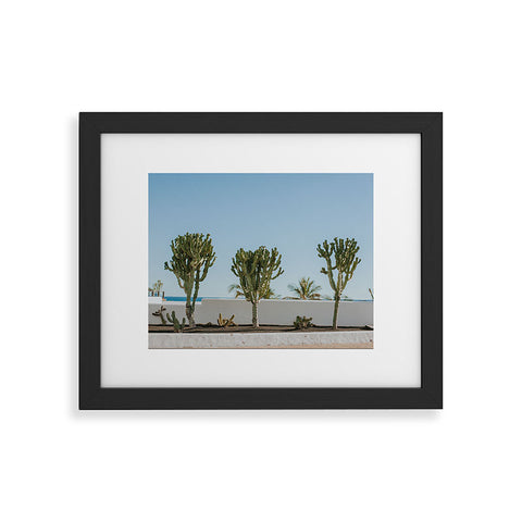 Hello Twiggs Three Cactus Framed Art Print